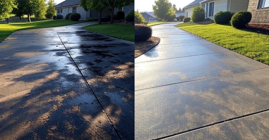 Safe roof cleaning using low-pressure method to remove moss and debris